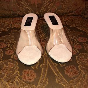 Pleaser Lucite Mules